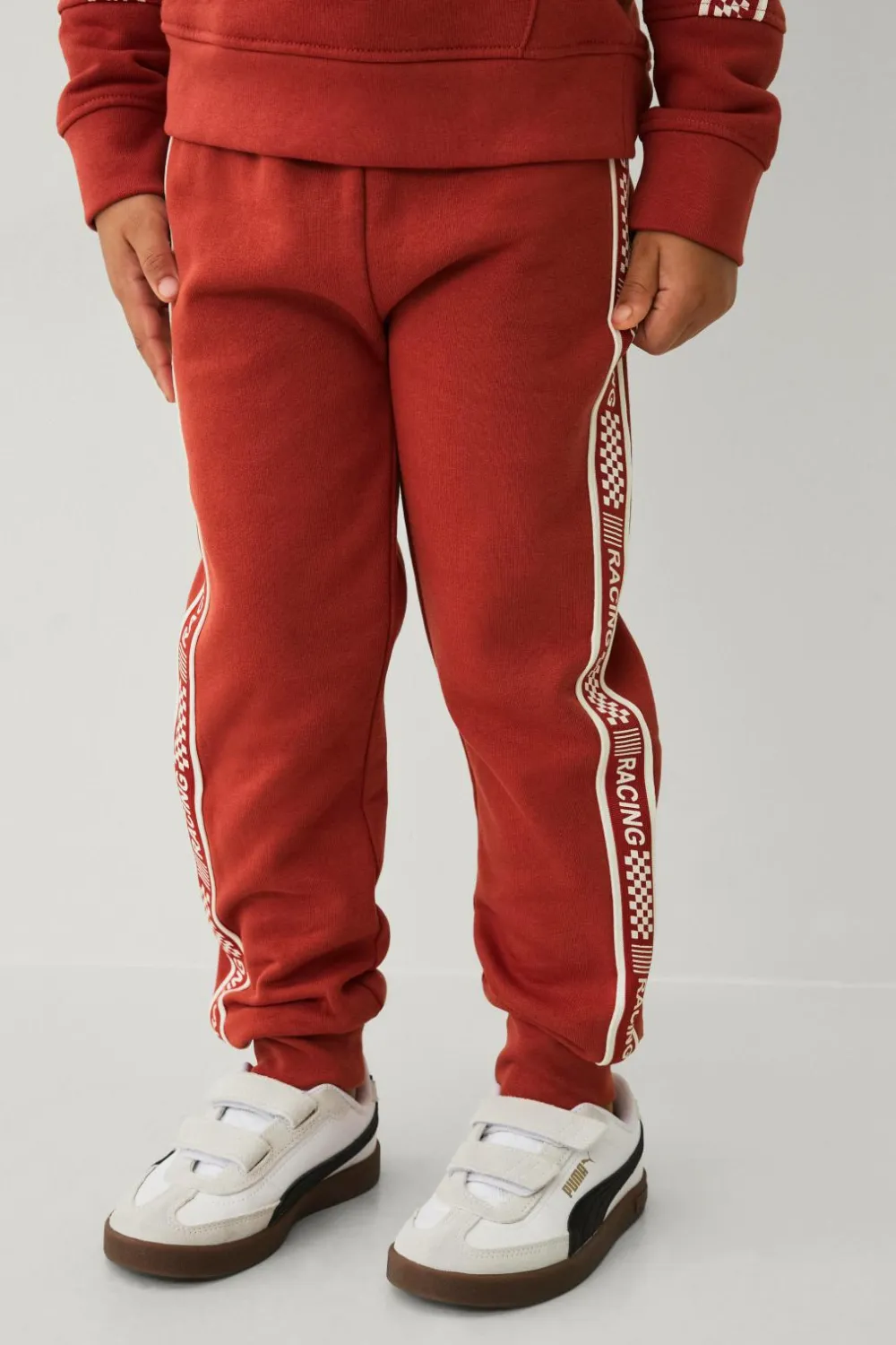 Ellos Bukser & Leggings>Collection Joggingbukser med print Brun