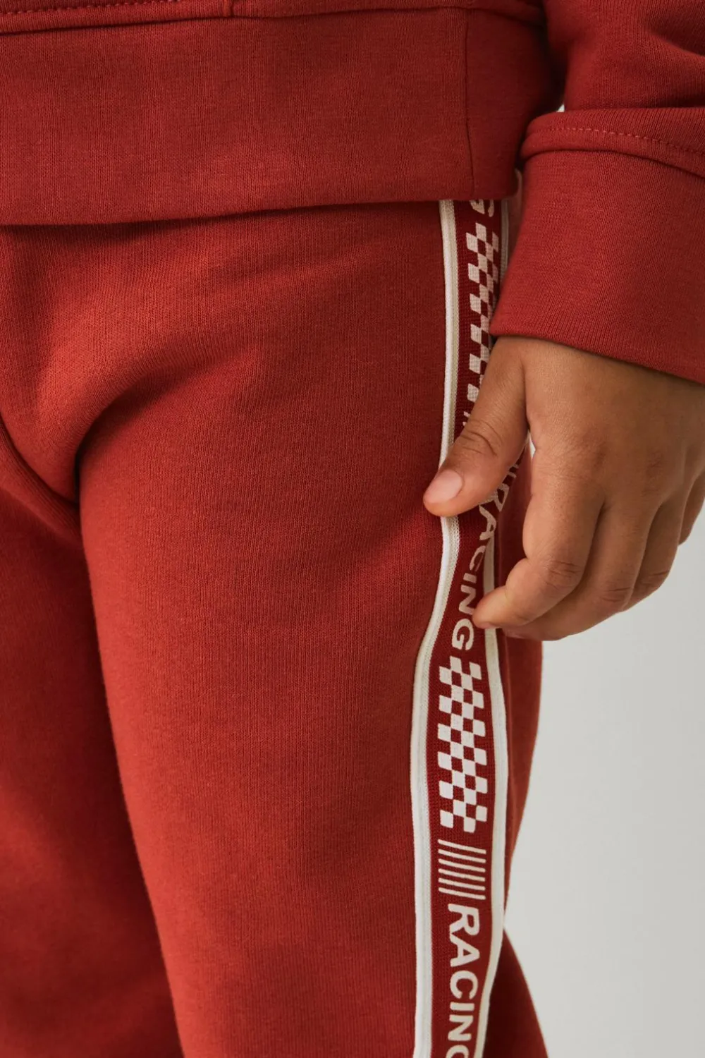 Ellos Bukser & Leggings>Collection Joggingbukser med print Brun