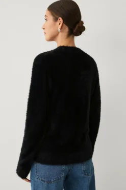 Ellos Collection Julesweater med dekorativt julemotiv Sort Discount
