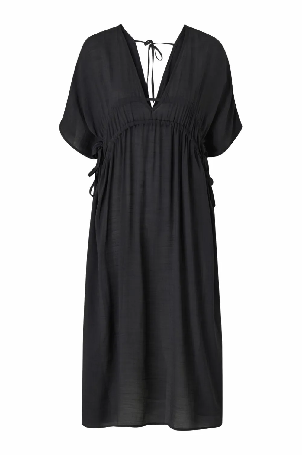 Ellos Collection Kaftan med snøre Strandkjole Sort New