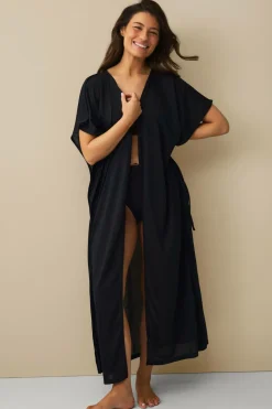 Ellos Collection Kaftan-strandkjole Sort Sale