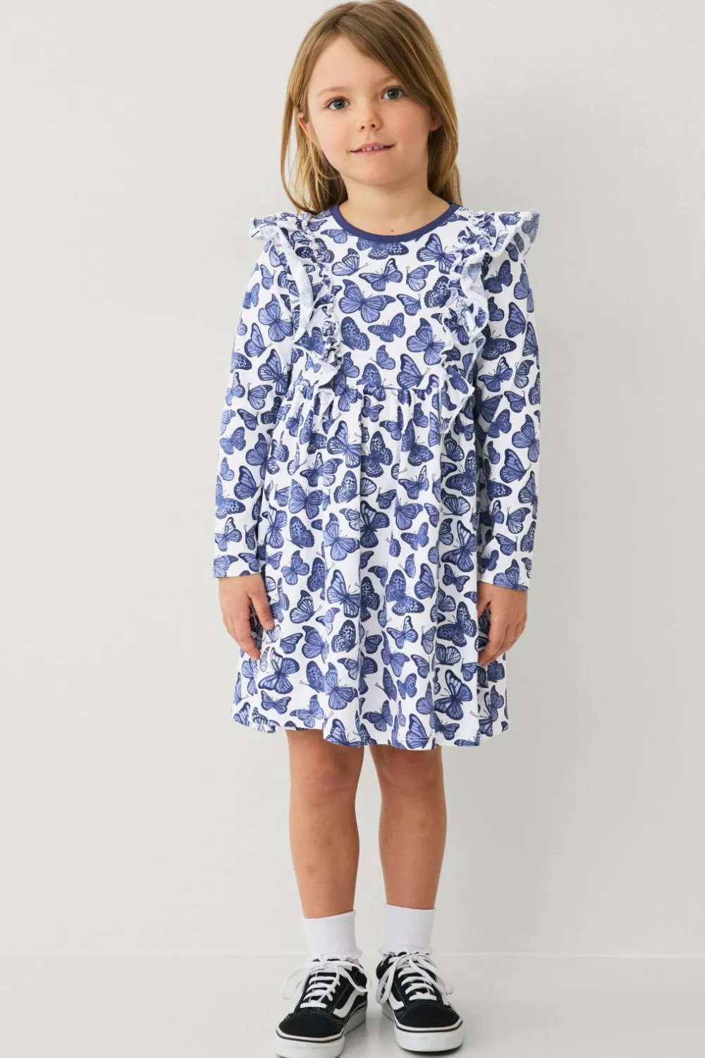 Ellos Collection Kjole Elvira S Girl Blue floral