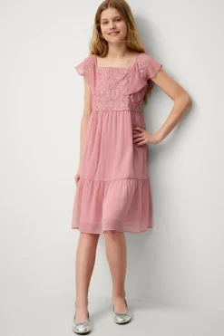 Ellos Collection Kjole Esther B Girl Mørk rosa