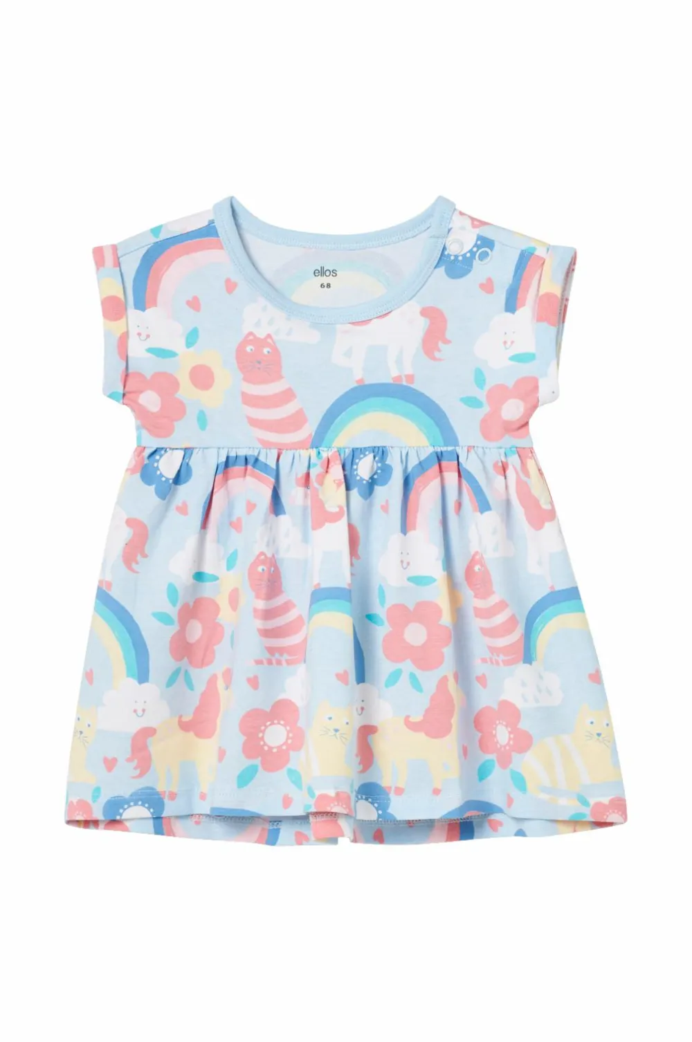 Ellos Collection Kjole Marissa Lyseblå hest Outlet