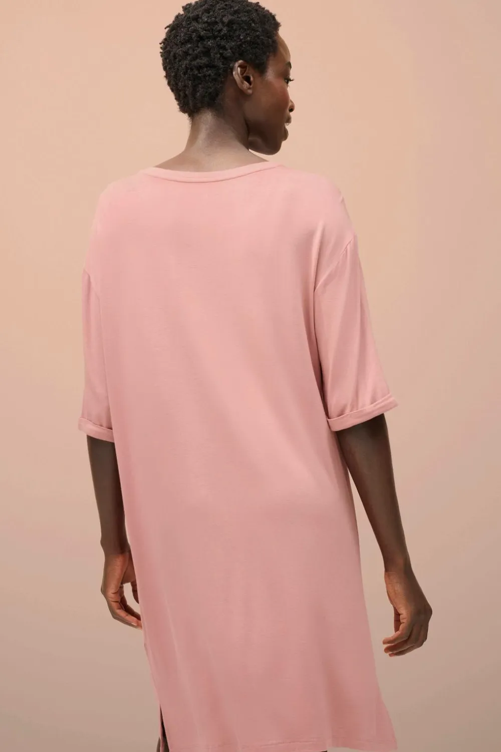 Ellos Loungewear & Homewear>Collection Lang pyjamas t-shirt Pink