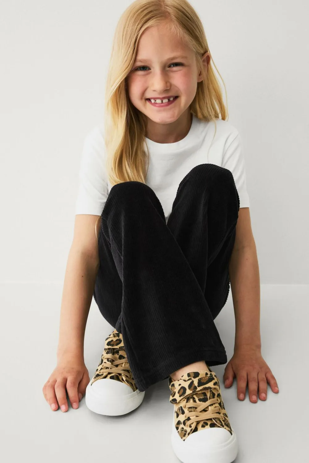 Ellos Bukser & Leggings>Collection Leggings i velour sort