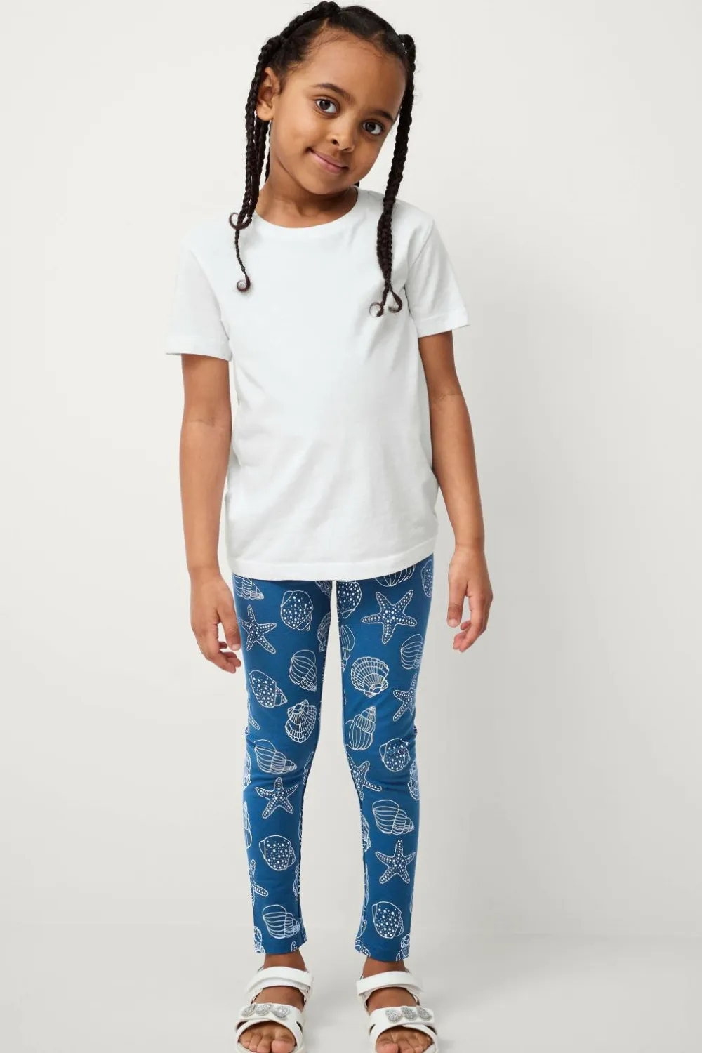 Ellos Collection Leggings Signe Blå skaller Best