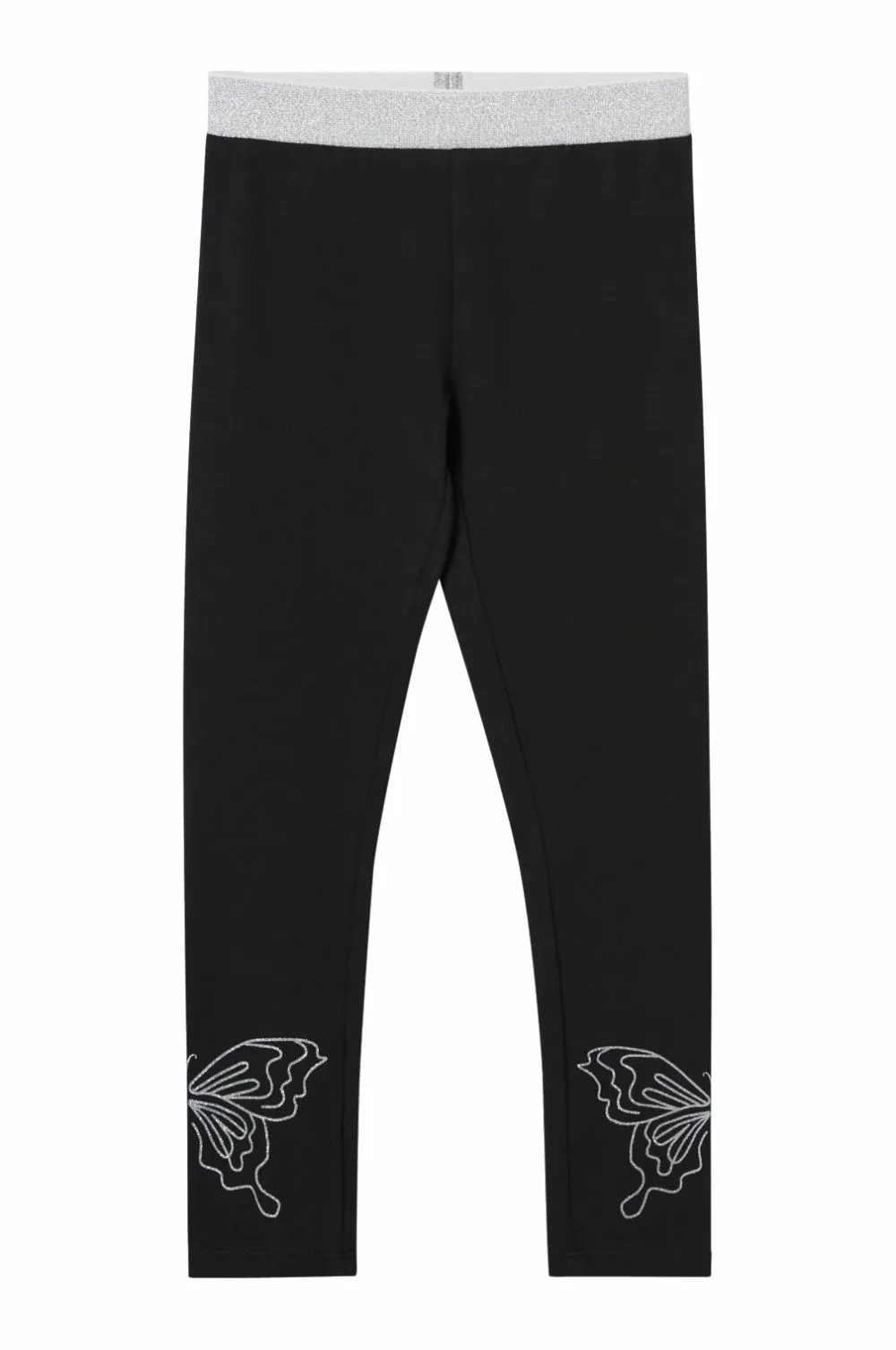 Ellos Bukser & Leggings>Collection Leggings Emma Sort med sølv print