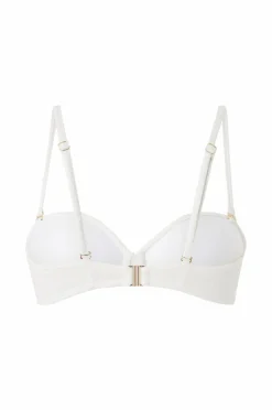 Ellos Collection Lilja vatteret balconette bikini bh med bøjle Naturlig hvid Discount
