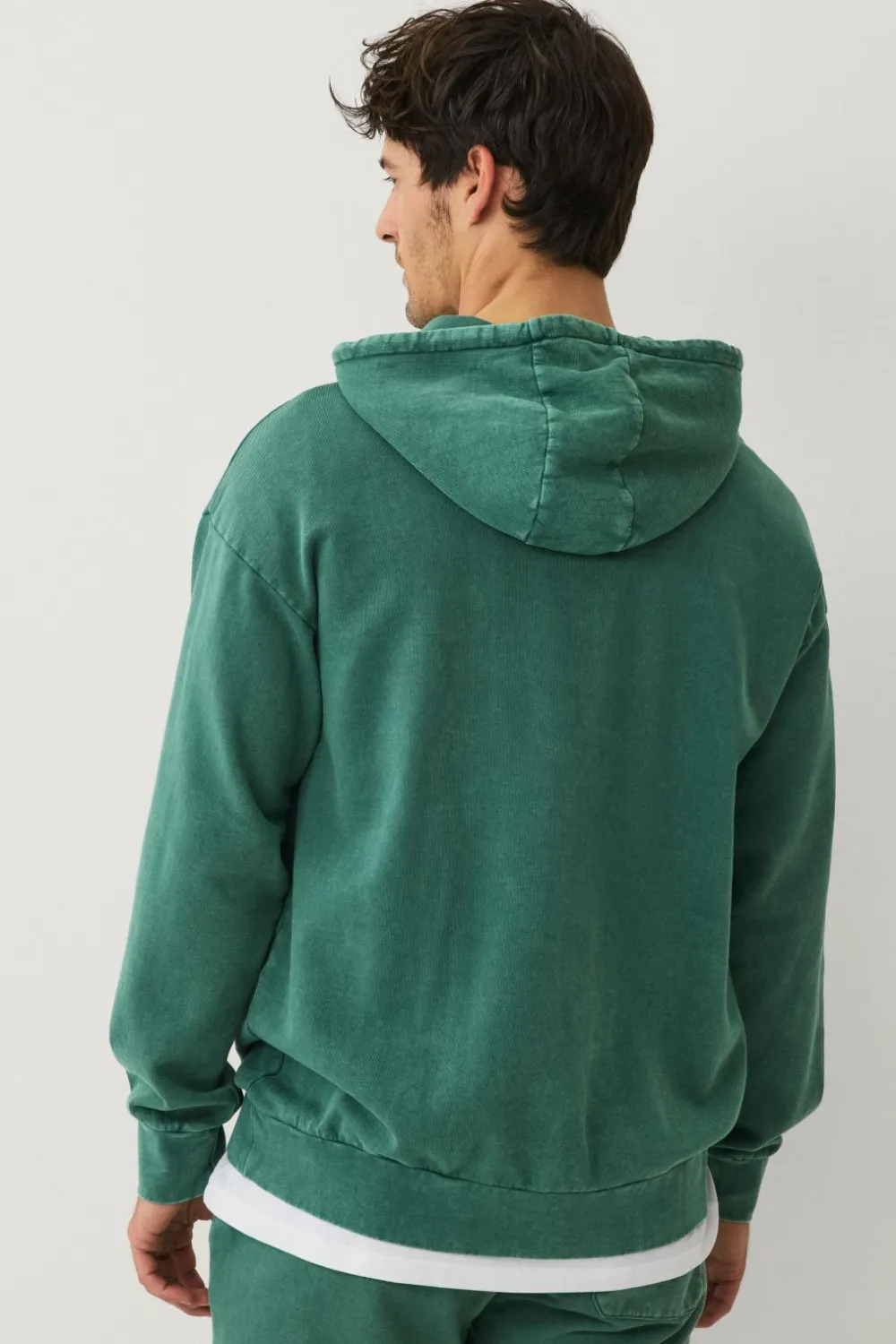 Ellos Collection Løstsiddende hættetrøje Grøn New
