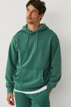 Ellos Collection Løstsiddende hættetrøje Grøn New