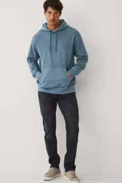 Ellos Sweatshirts & Hoodies>Collection Løstsiddende hættetrøje Gråblå