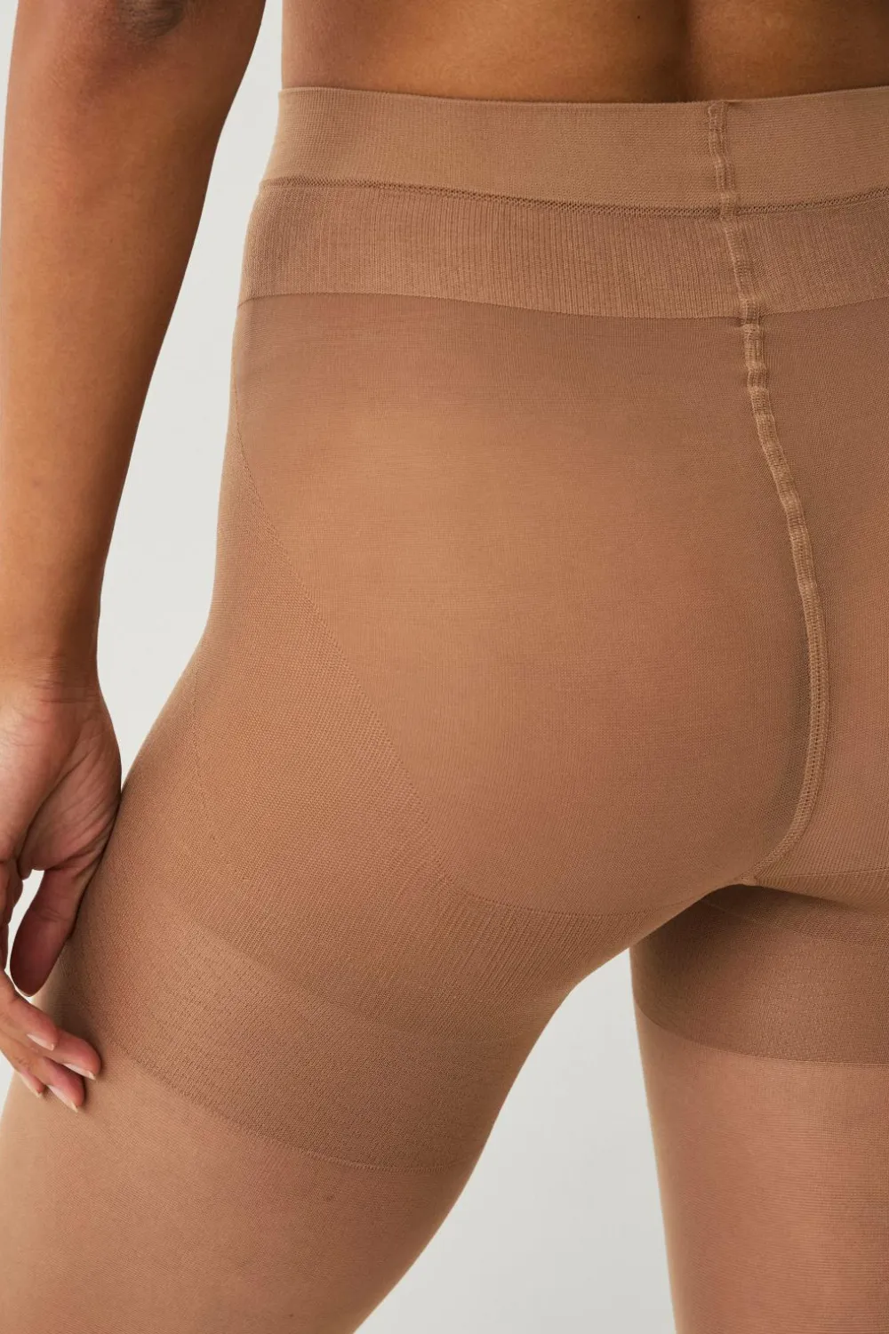 Ellos Collection Magic Lift 30 den strømpebukser - medium støtte Beige