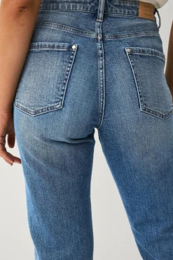 Ellos Collection Morjeans med et stræk Orginalblå Outlet