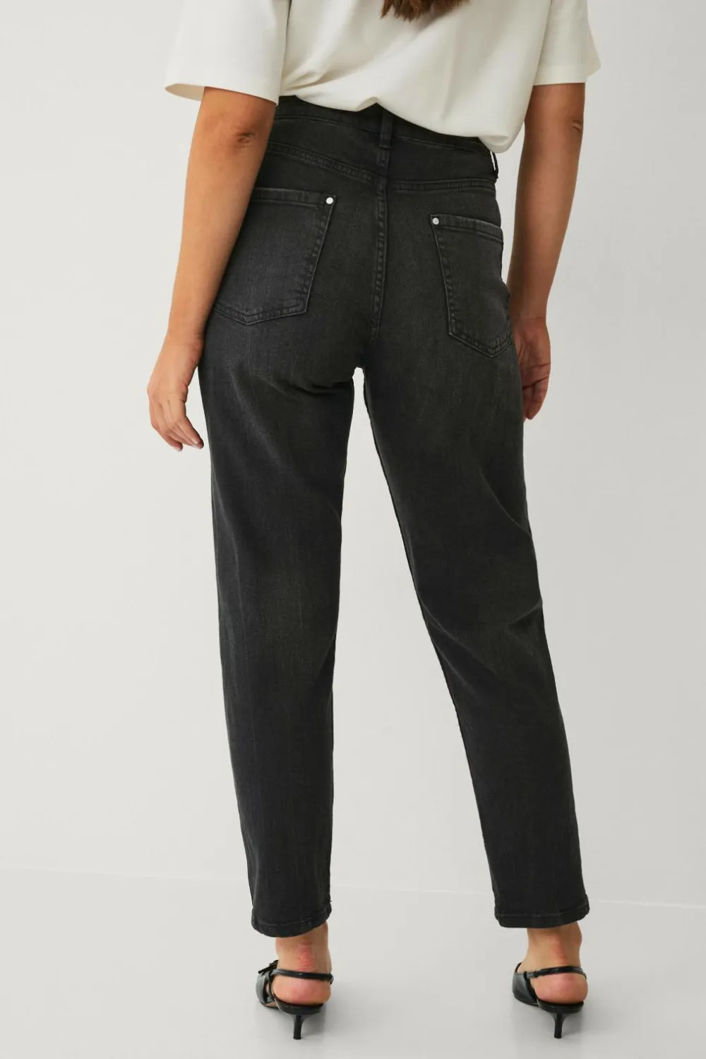 Ellos Jeans>Collection Morjeans med et stræk Sort denim