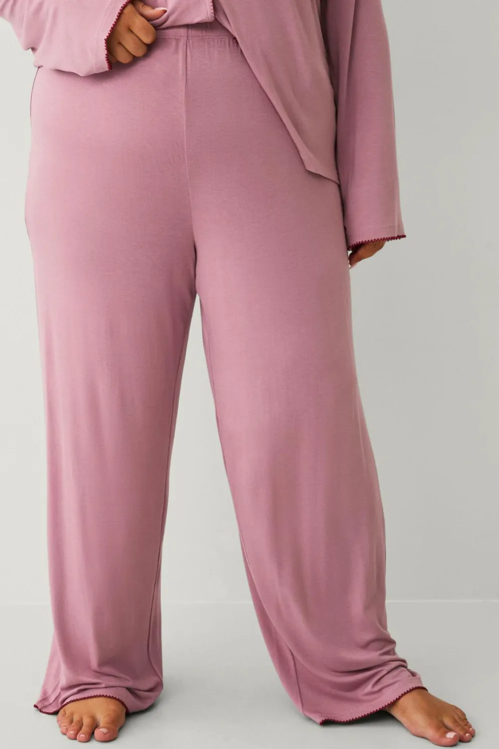 Ellos Nattøj>Collection Natbukser rosa