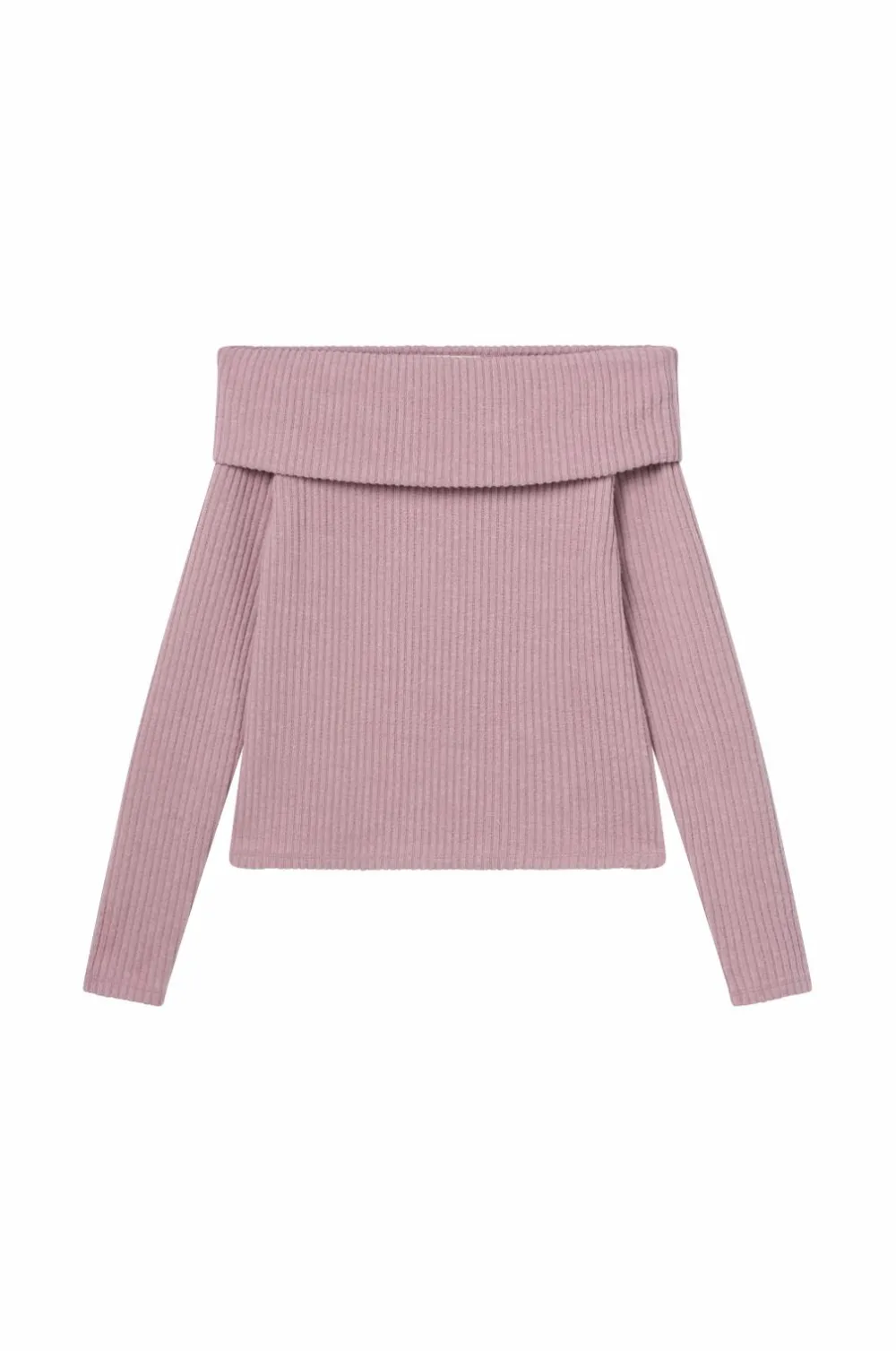 Ellos Trøjer & Cardigans>Collection Off shoulder top Hazel Lilla