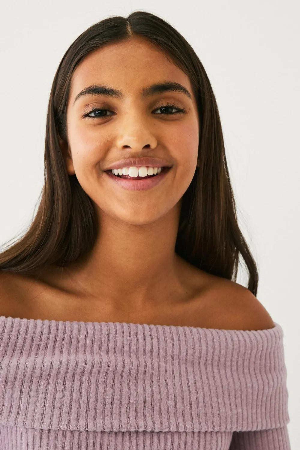 Ellos Trøjer & Cardigans>Collection Off shoulder top Hazel Lilla