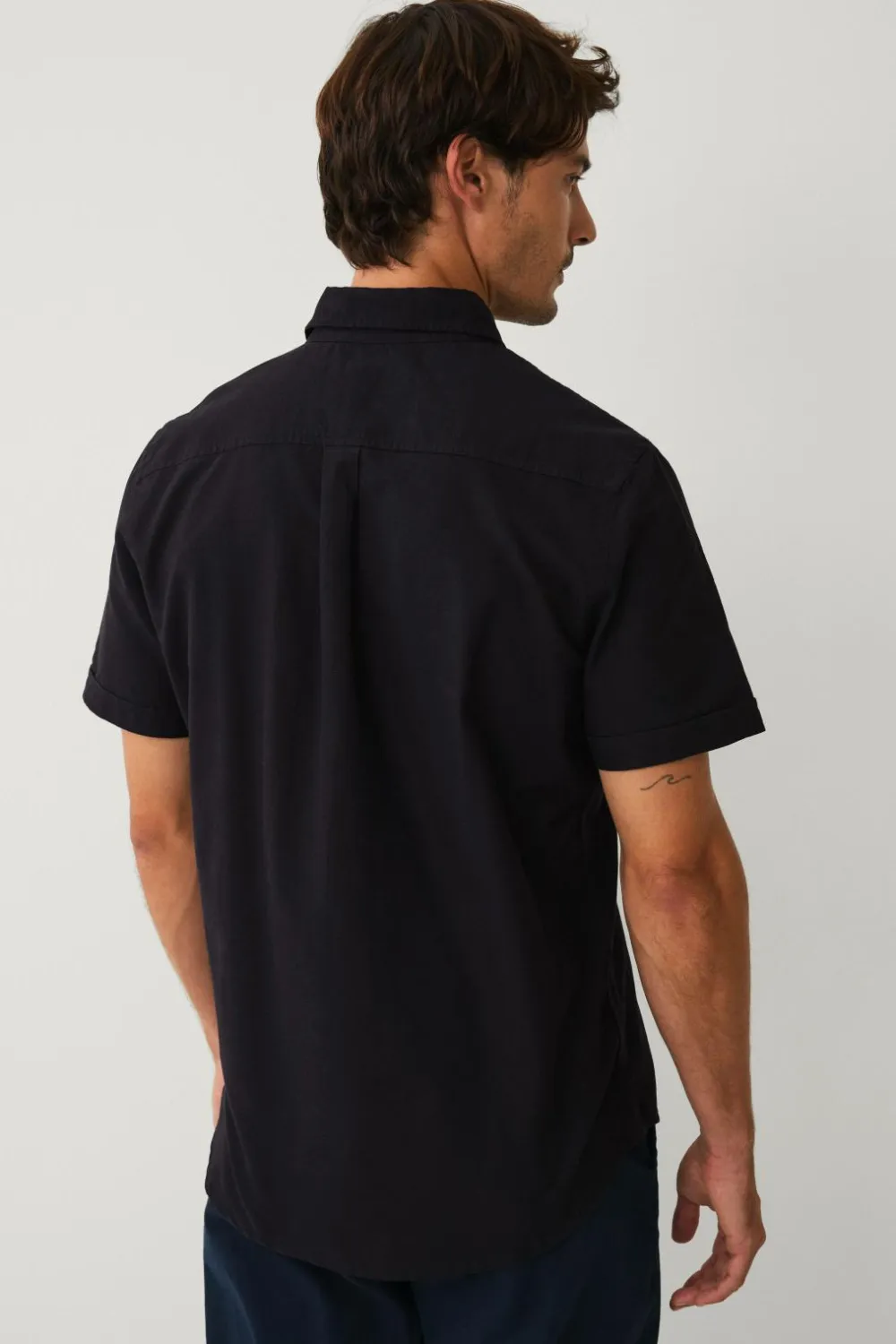 Ellos Skjorter>Collection Oxfordskjorte Conel Sort