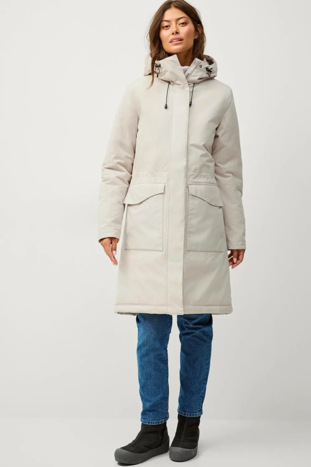 Ellos Collection Parka Urban Parka Padded Kitbeige Outlet