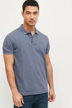 Ellos Basistøj|Poloshirts>Collection Poloshirt Clark Vintage blå