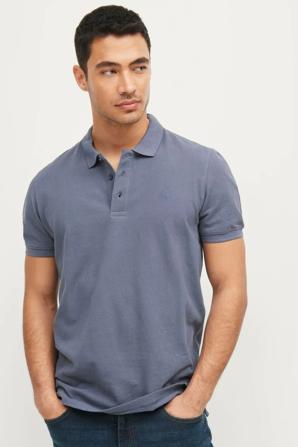 Ellos Basistøj|Poloshirts>Collection Poloshirt Clark Vintage blå