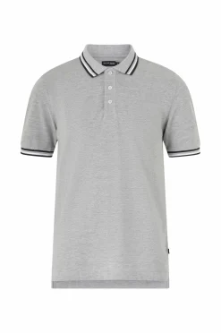Ellos Collection Poloshirt Damon Gråmeleret Sale