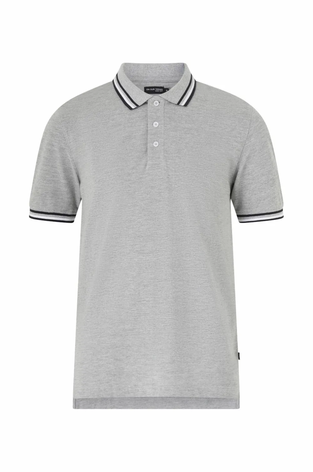 Ellos Collection Poloshirt Damon Gråmeleret Sale