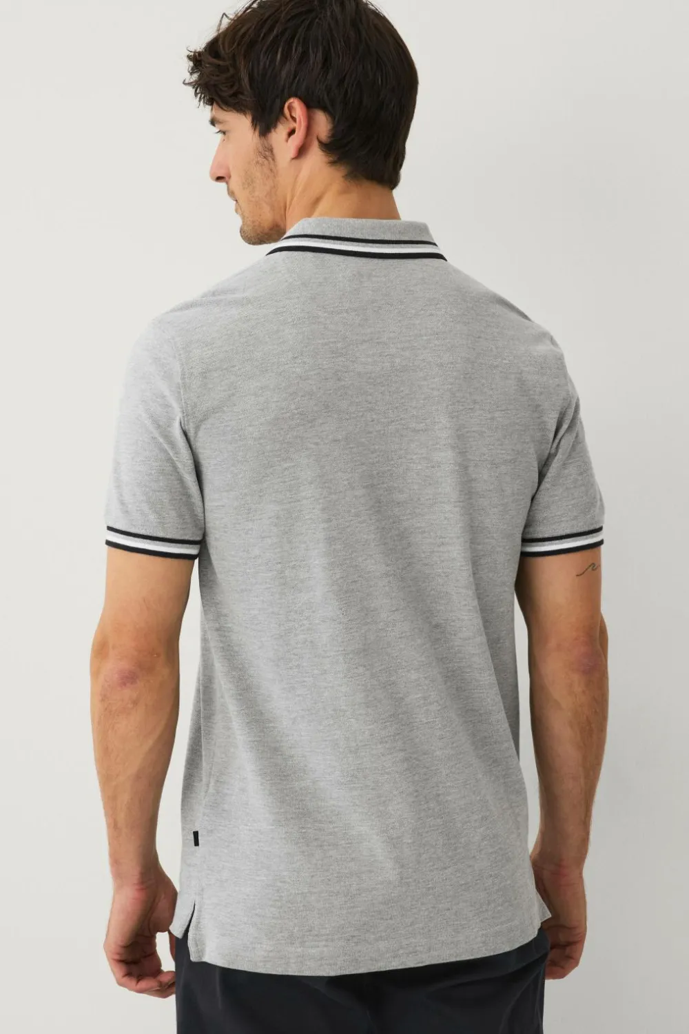 Ellos Collection Poloshirt Damon Gråmeleret Sale