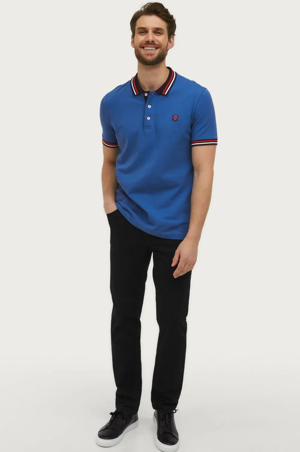 Ellos Collection Poloshirt Damon Blå Clearance