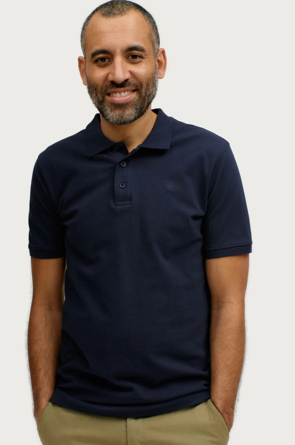 Ellos Basistøj|Poloshirts>Collection Poloshirt Clark Marineblå