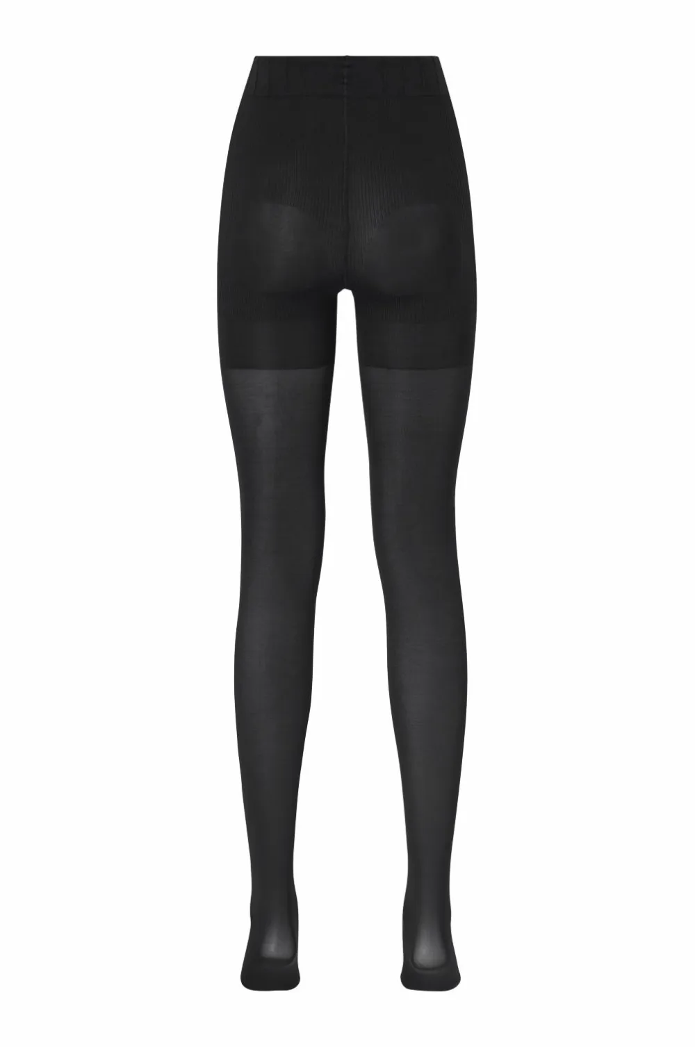 Ellos Collection Pushup 80 den-tights - medium støtte Push up Dull 80den Sort Best
