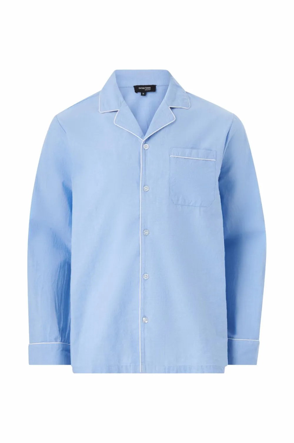 Ellos Nattøj & Homewear>Collection Pyjamassæt i bomuldsbatist 2 dele Lyseblå