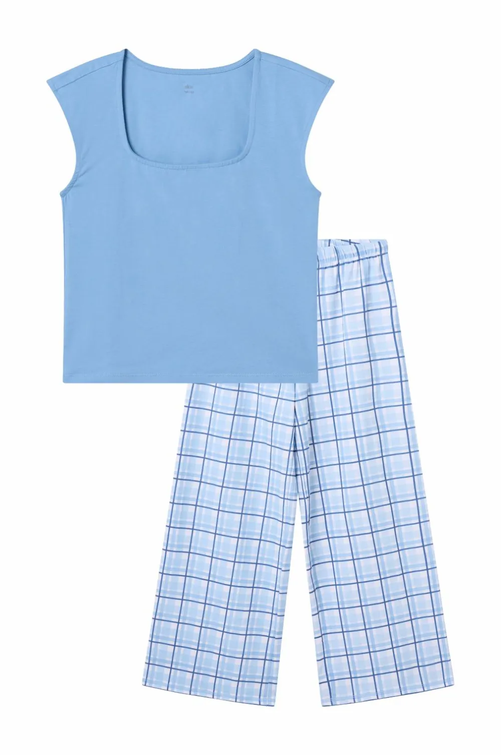 Ellos Nattøj & Homewear>Collection Pyjamassæt Blå