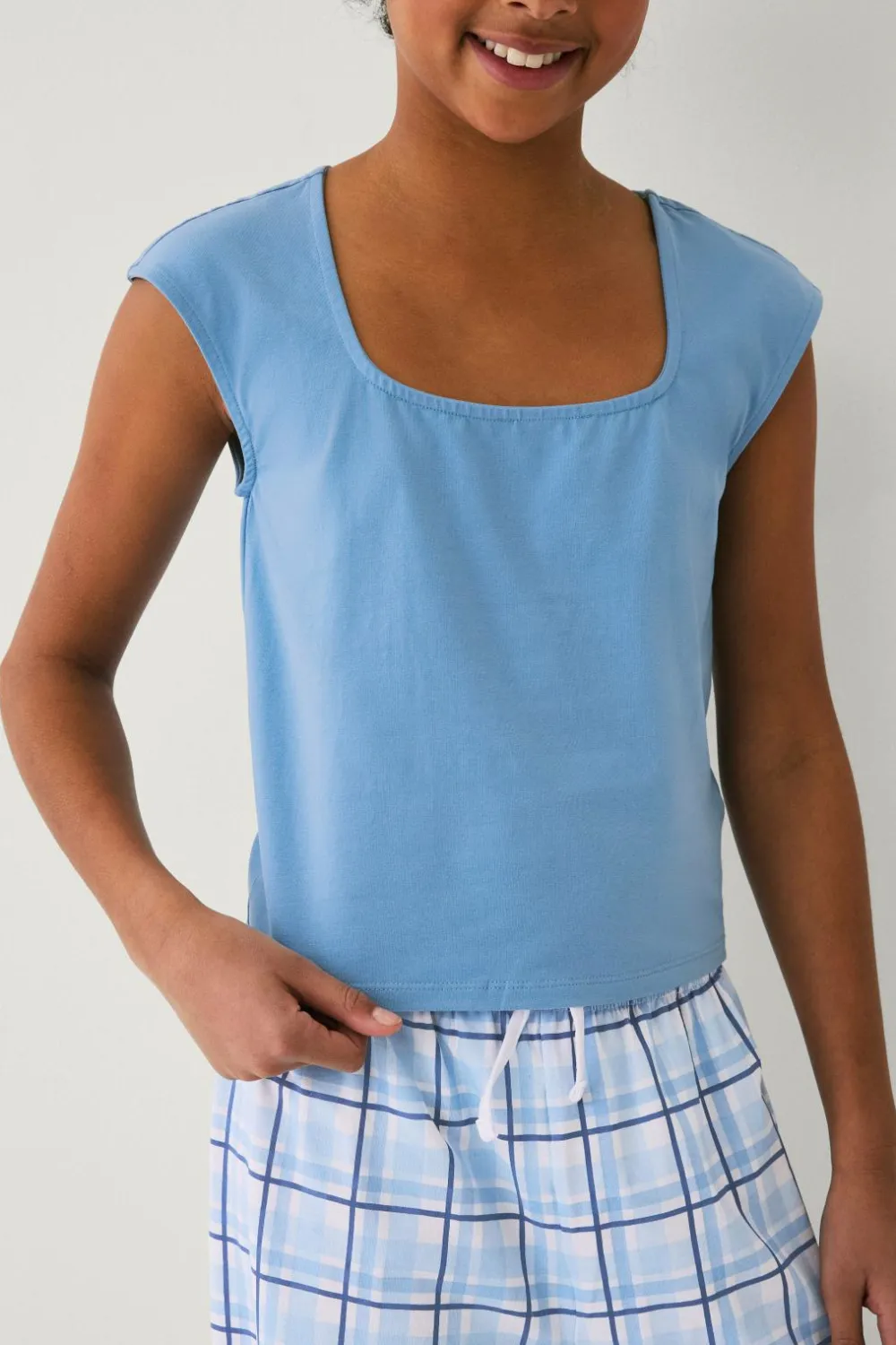 Ellos Nattøj & Homewear>Collection Pyjamassæt Blå