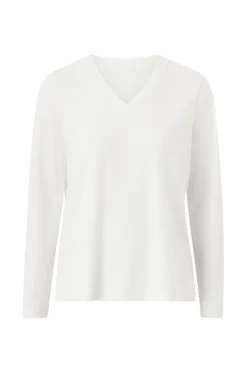 Ellos Collection Pyjamas i velour Hvidrosa stribet Sale