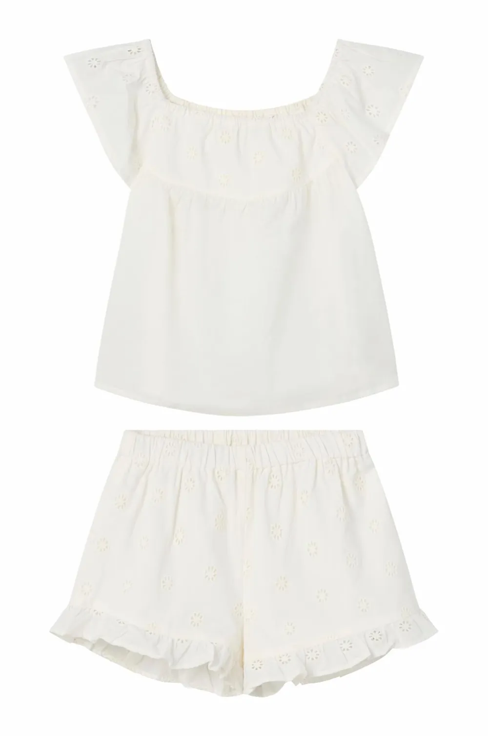 Ellos Collection Pyjamassæt Hvid