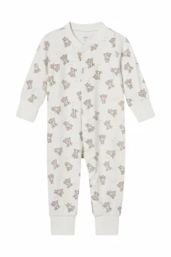 Ellos Nattøj & Homewear>Collection Pyjamas Bear 2-pak Hvid + hvid mønstret