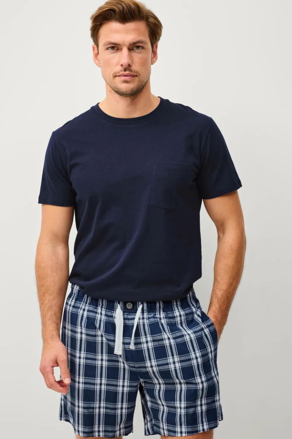 Ellos Nattøj & Homewear>Collection Pyjamas Norris Blåternet