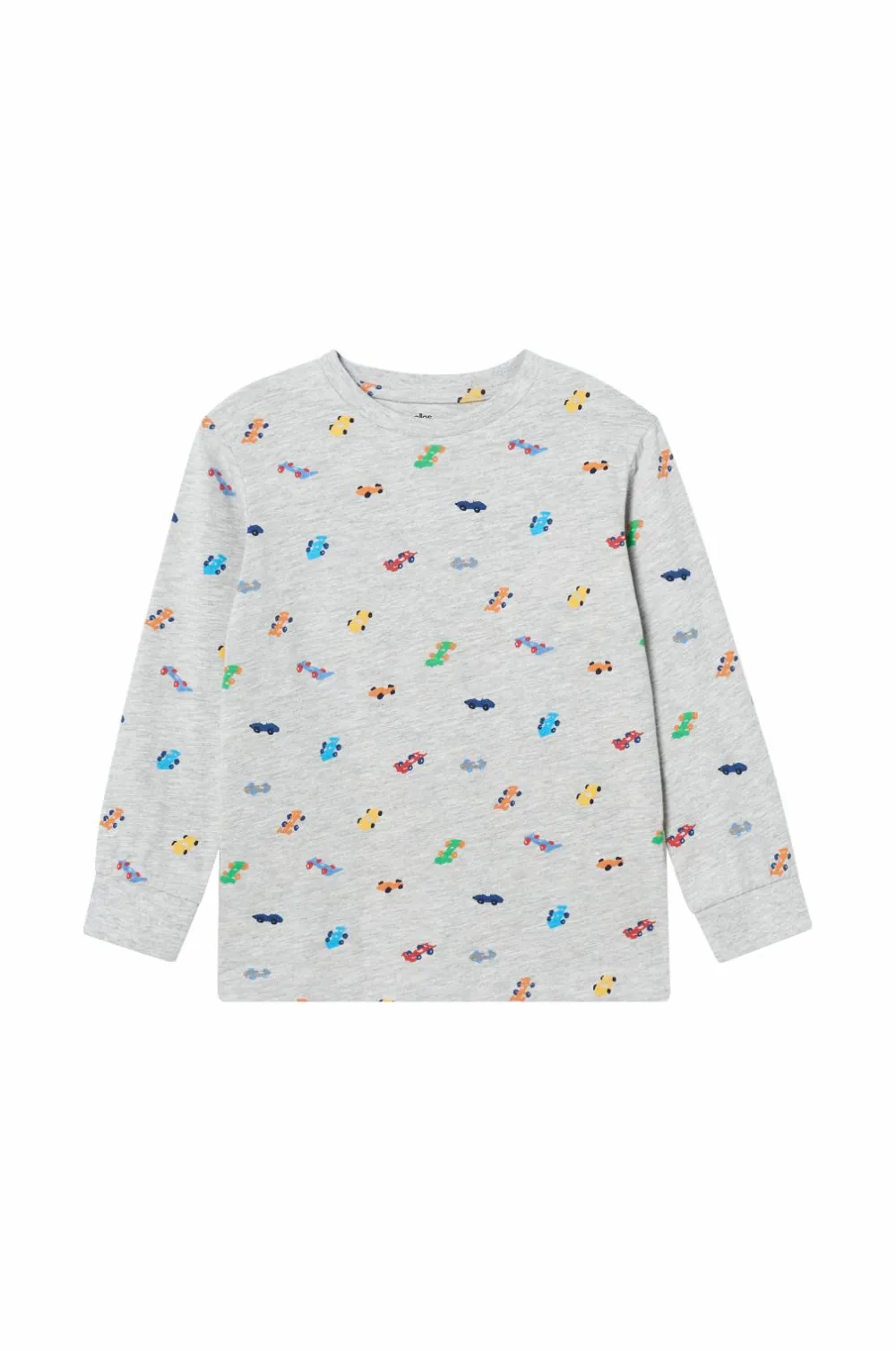 Ellos Nattøj & Homewear>Collection Pyjamas Ola Gråmeleret bilmønstret