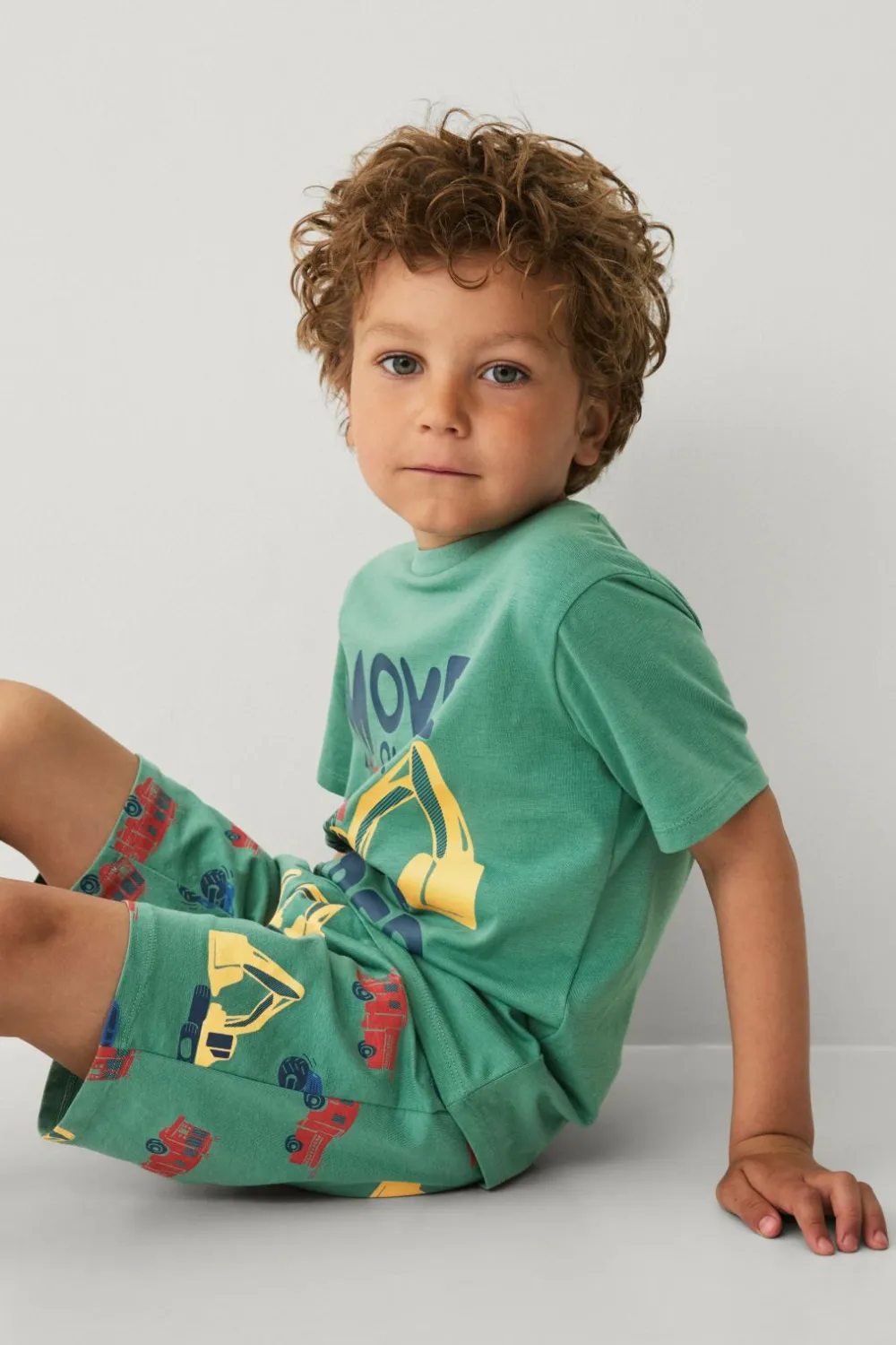 Ellos Nattøj & Homewear>Collection Pyjamas Grøn mønstret