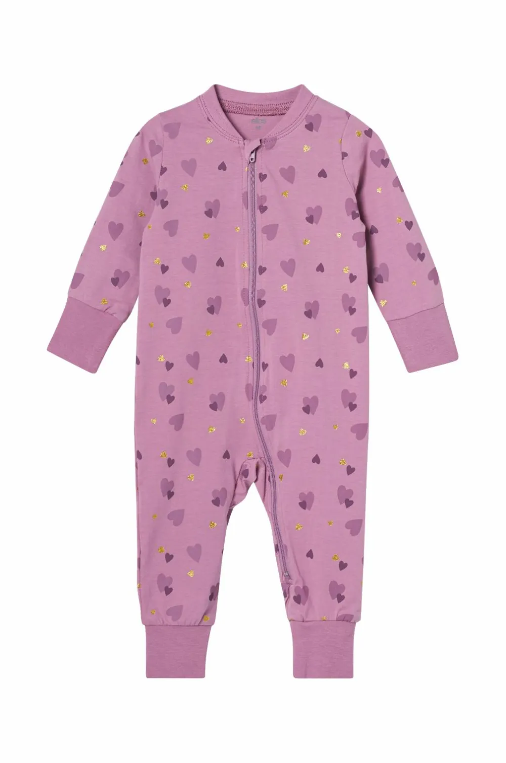 Ellos Nattøj & Homewear>Collection Pyjamasoverall Kerry Lyslilla mønstret