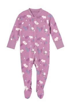 Ellos Collection Pyjamasoverall Everly 2-pak Mørke rosa stribet + mønstret Clearance
