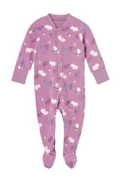 Ellos Collection Pyjamasoverall Everly 2-pak Mørke rosa stribet + mønstret Clearance