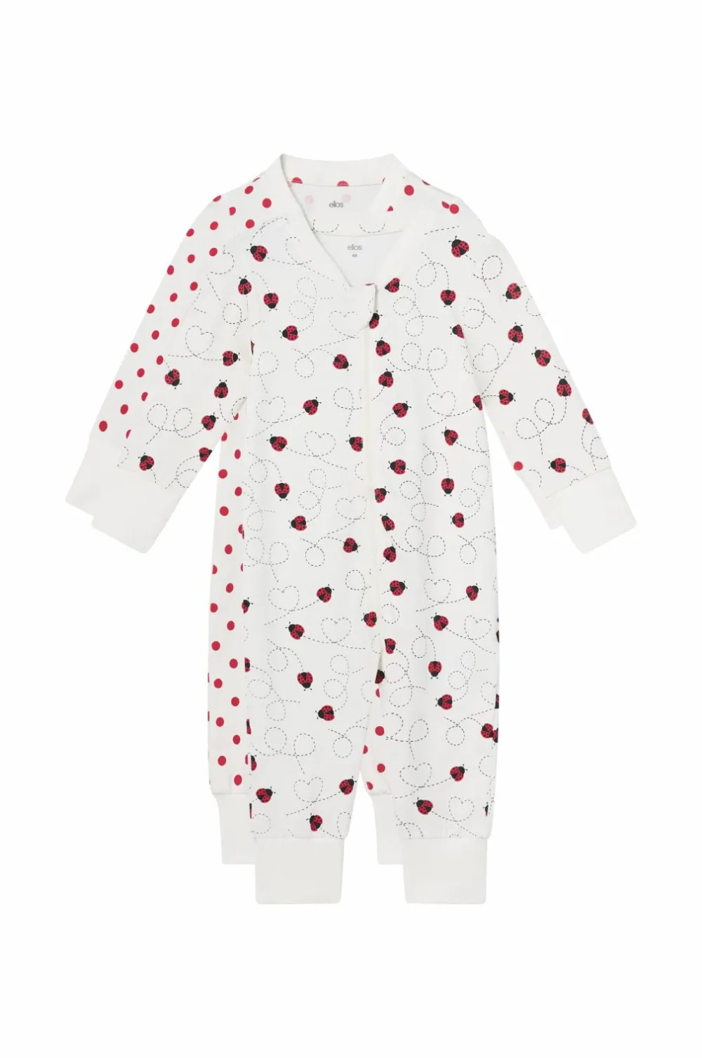 Ellos Collection Pyjamas Sam Mariehøne mønstret + plettet New