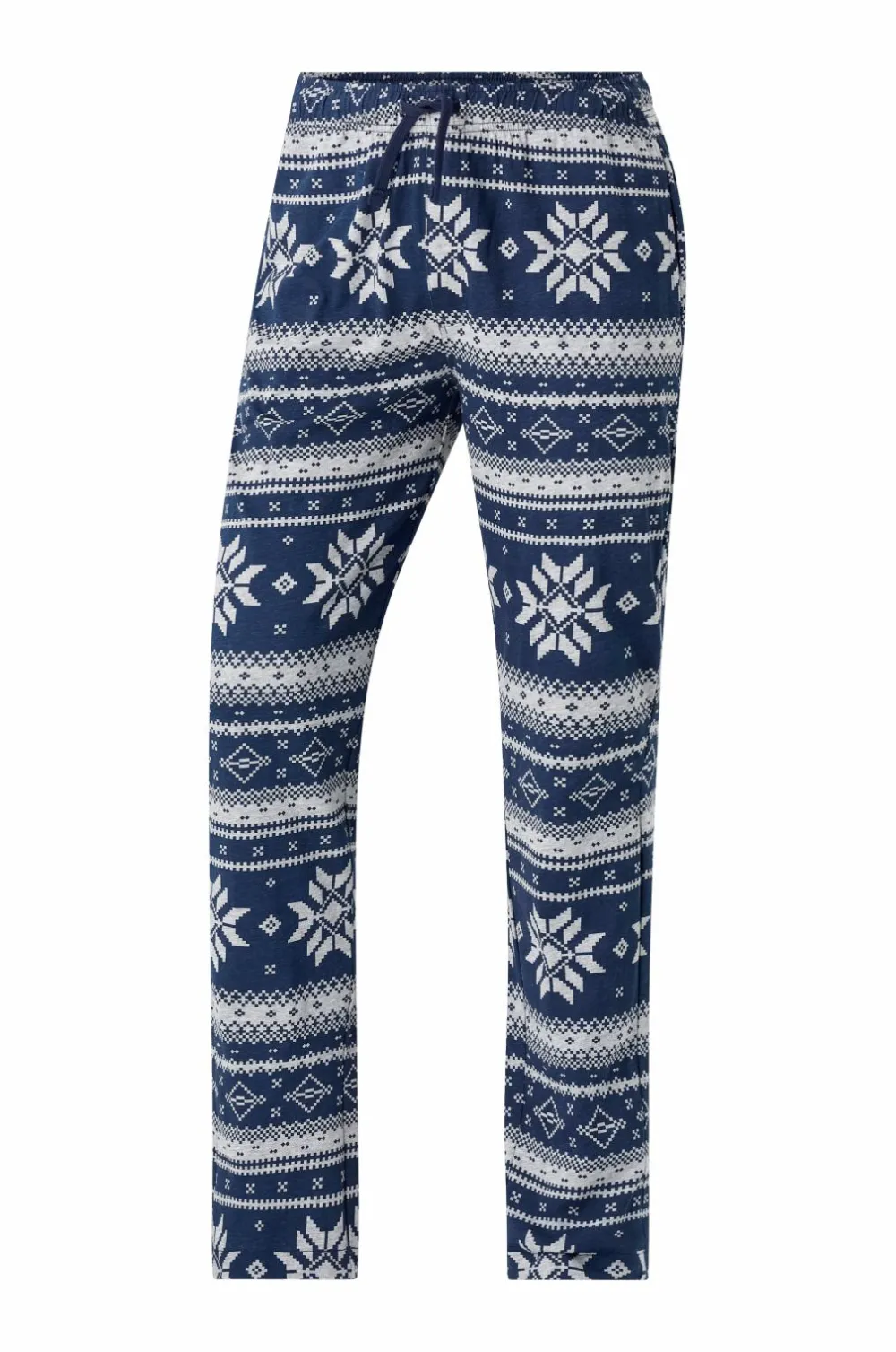 Ellos Collection Pyjamas Melker Blue Fair Isle New