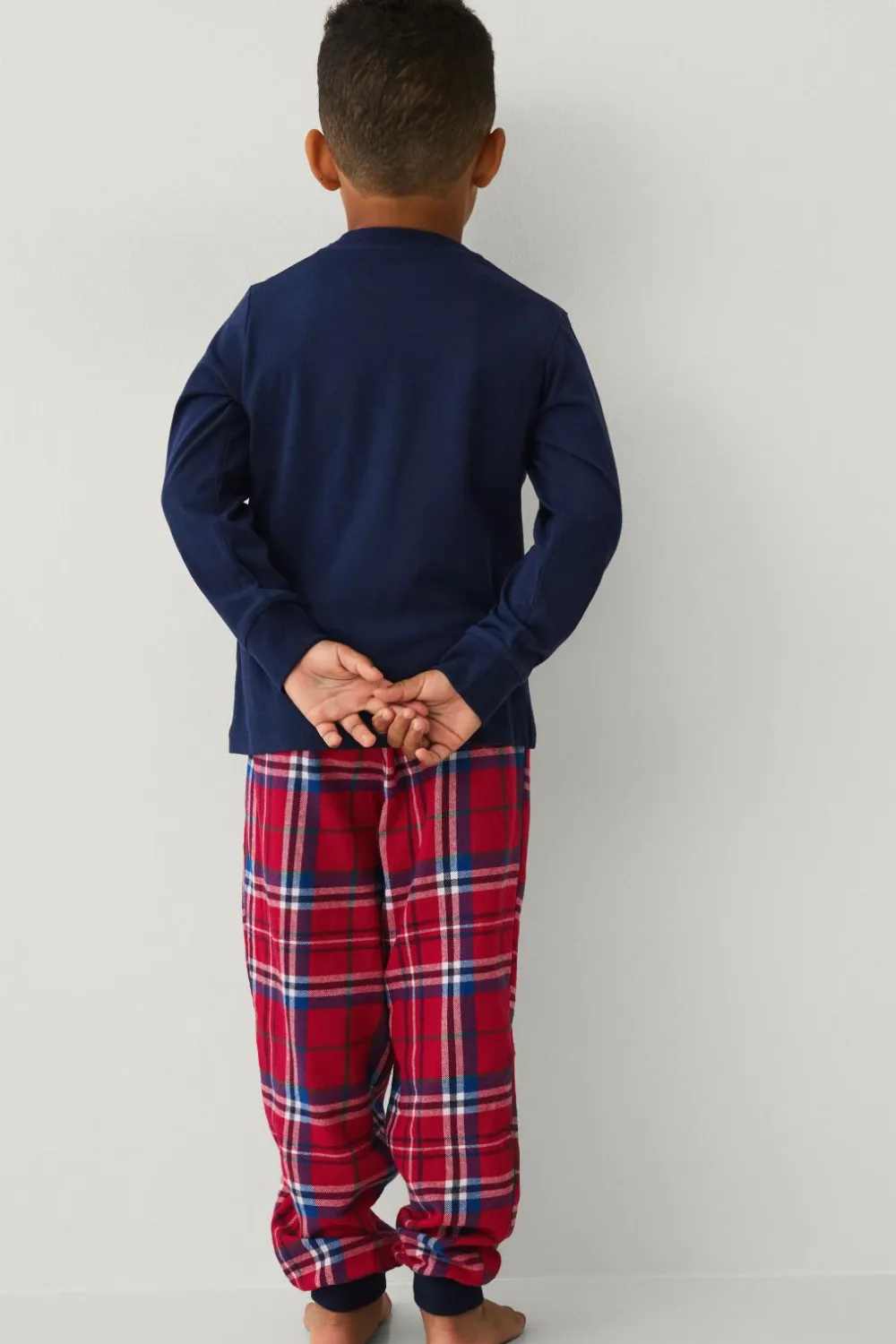 Ellos Nattøj & Homewear>Collection Pyjamassæt rødrutig