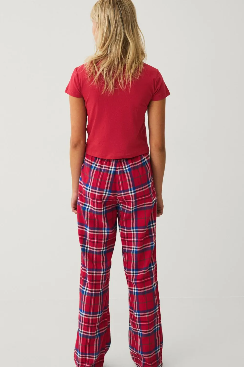 Ellos Nattøj & Homewear>Collection Pyjamassæt rød