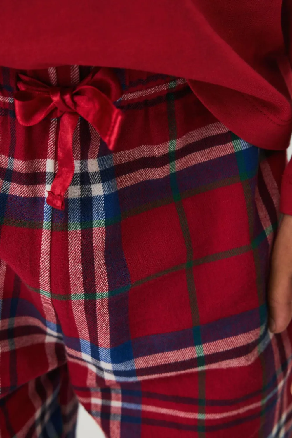 Ellos Collection Pyjamassæt rød rut Best