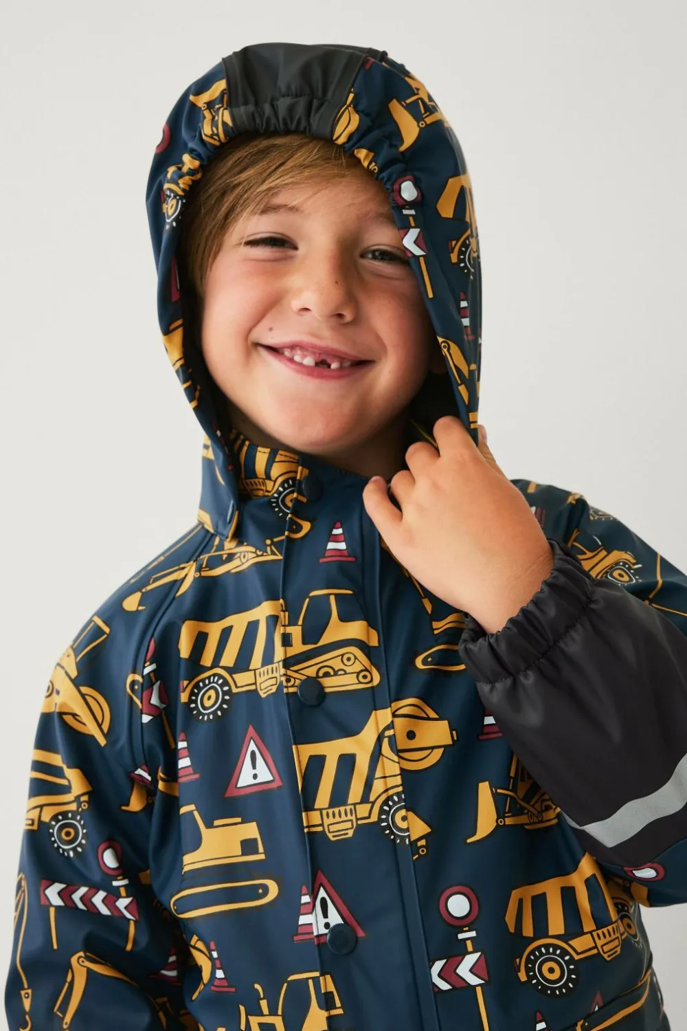 Ellos Overtøj>Collection Regntøj Regna med fleeceforing Mørkeblå